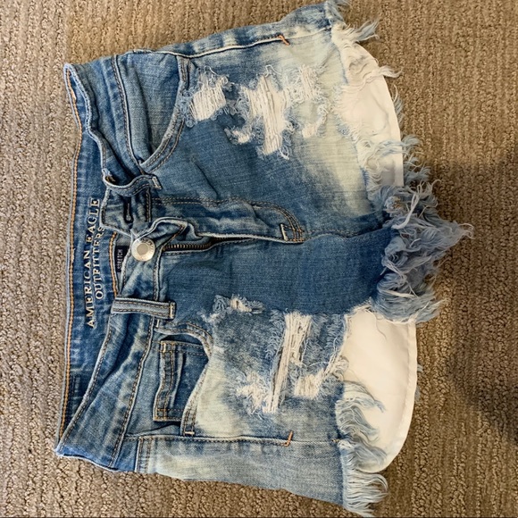 tattered jean shorts